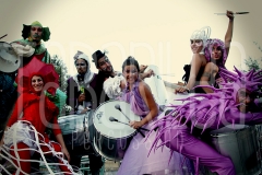 Percusión y disfraces