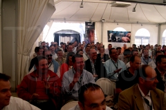 Carpa actividades team building percusión