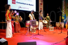 Batucada brasileña escenario