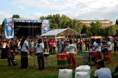 Batucada brasileña en exterior